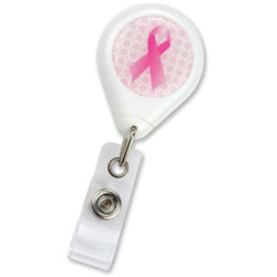 Breast Cancer Awareness Premium Badge Reel - IDenticard.com