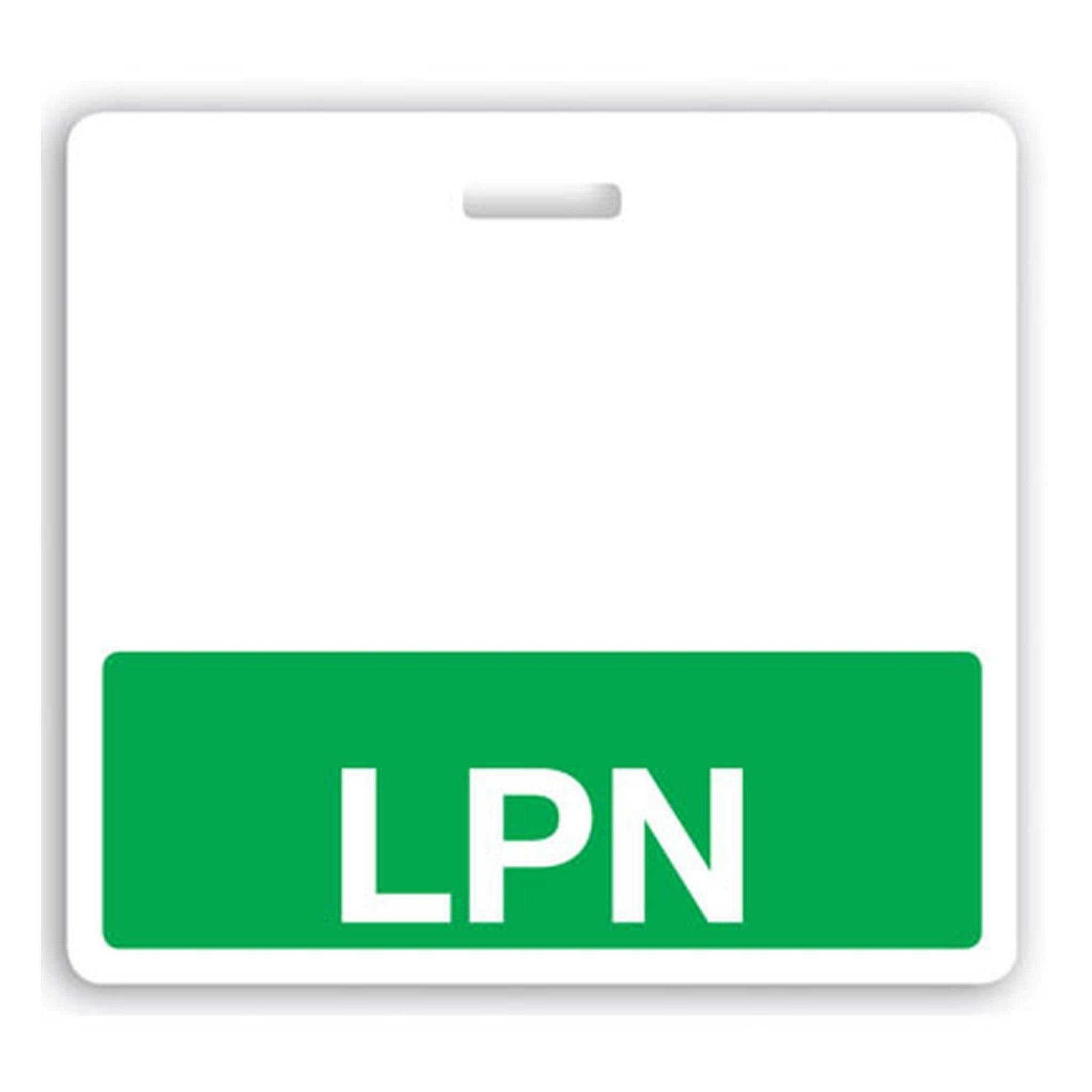 LPN, Licensed Practical Nurse Badge Buddy Vertical ID Signs, SKU