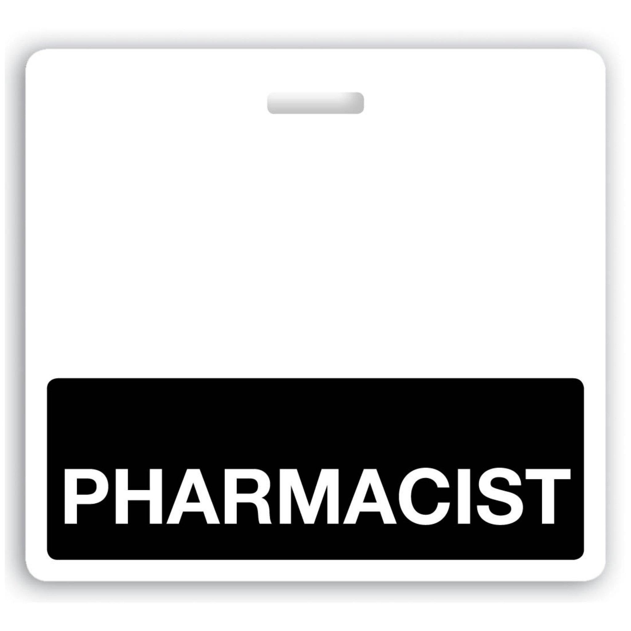 Pharmacist Teslin Badge Buddy |  Horizontal