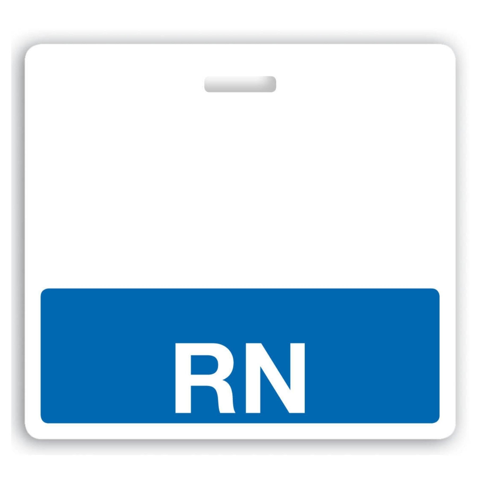 Rn Badge Buddy |  Vertical / Blue
