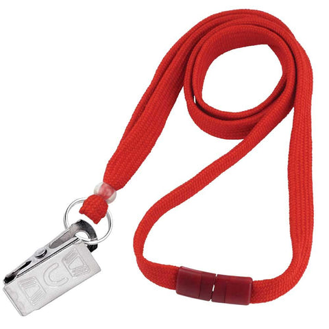 Secure ASP 3/8in Flat Breakaway Lanyard with Swivel Hook (Pack of 100) -  Click for Colours - Avon Security Products
