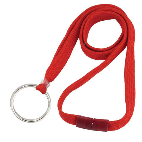 thumbnail image 2 of ROLSELEY Red Hearts Pattern Lanyard With Safety Breakaway + Red Cardholder 2 of 6
