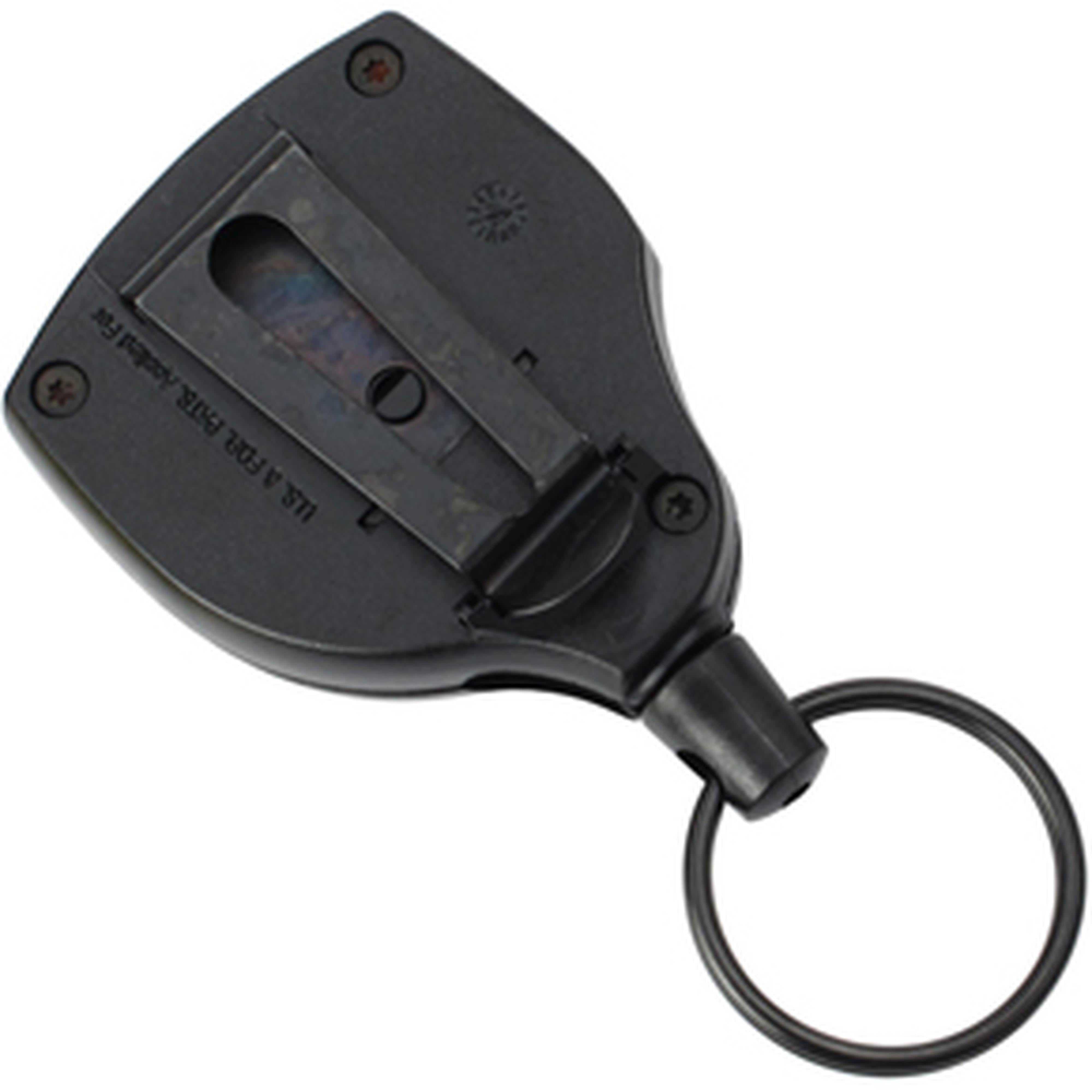 Heavy Duty Badge Reel w/ Metal Swivel Belt Clip & Key Ring