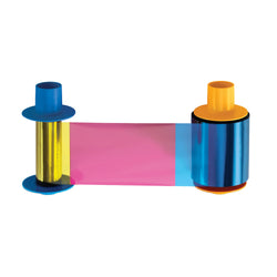 YMCKOK Printer Ribbon (Fargo DTC400e, 200 Imprints) - IDenticard.com