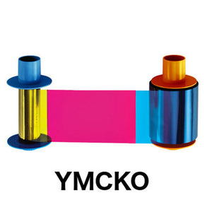YMCKO Printer Ribbon (DTC1500, 500 Imprints) - IDenticard.com