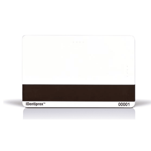 IDentiPROX™ PVC Proximity Access Card, Magnetic Stripe, CR80 - Credit Card Size (30 Mil)