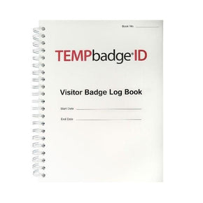 Non-Expiring Visitor Badge Log Book (500 badges) - IDenticard.com