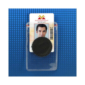 Loop and Eye Closure Badge Holder — Credit Card Size - IDenticard.com