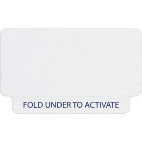 Tabbed Expiring Visitor Badge - Thermal Printable (Case of 1000) - IDenticard.com