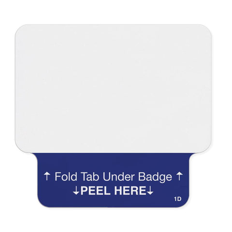 TEMPbadge® One-Step® Visitor Badge - Thermal Printable (Box of 1000)