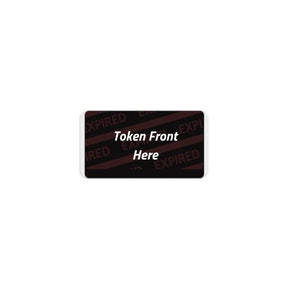 TIMEtoken Expiring Visitor Token BACK (Box of 1000) - IDenticard.com