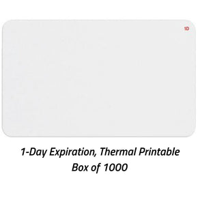 Large Expiring Visitor Badge FRONT (Box of 1000) - IDenticard.com