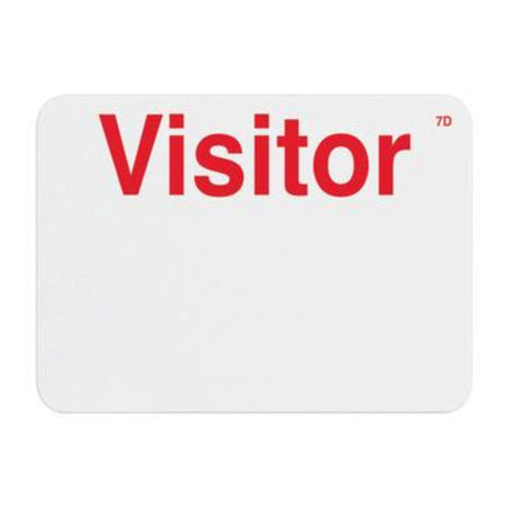 TEMPbadge® Expiring Visitor Badge Pre-Printed with 