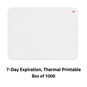 Expiring Visitor Badge FRONT- (Box of 1000 or 500) - IDenticard.com