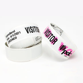 ExpireBand™ Thermal Visitor Wristband (Box of 400) - IDenticard.com