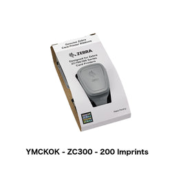YMCKOK Printer Ribbon (Zebra ZC300 Series, 200 Imprints) - IDenticard.com