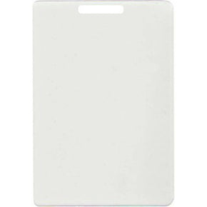 Badge Size Laminating Pouch with Vertical Slot & Pin Holes (14 Mils) - IDenticard.com