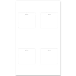 Blank Laser-Printable ID Cards with Horizontal Slot - IDenticard.com