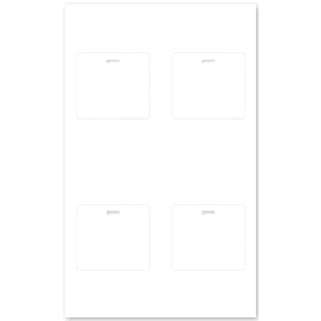 Blank Laser-Printable ID Cards with Horizontal Slot - IDenticard.com
