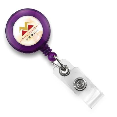 Imprinted Loop Badge Reel - Magnet