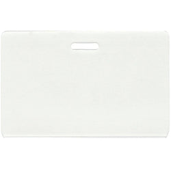 Credit Card Size Laminating Pouch with Horizontal Slot (14 Mils) - IDenticard.com