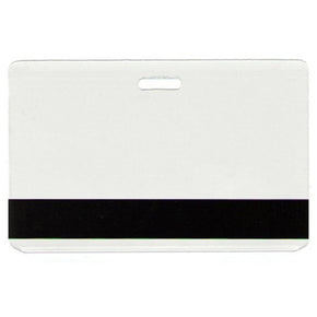 Credit Card Size Laminating Pouch–Horizontal Slot & Magnetic Stripe - IDenticard.com