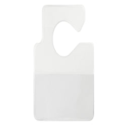 Clear Vinyl Flexible Hangtag Badge Holder - IDenticard.com