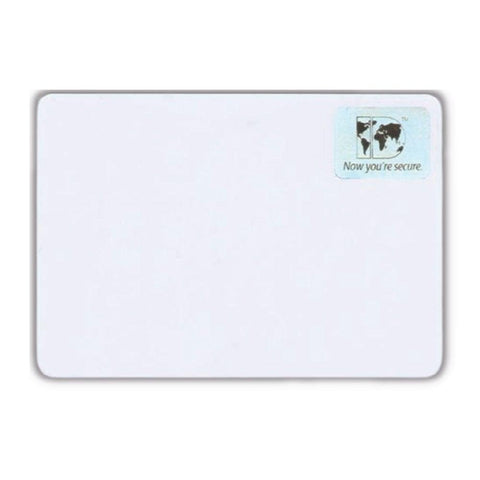 30 mil 60/40 Composite PVC PET Card with IDentiGuard™ Holographic Foil (CR80/Credit Card Size)