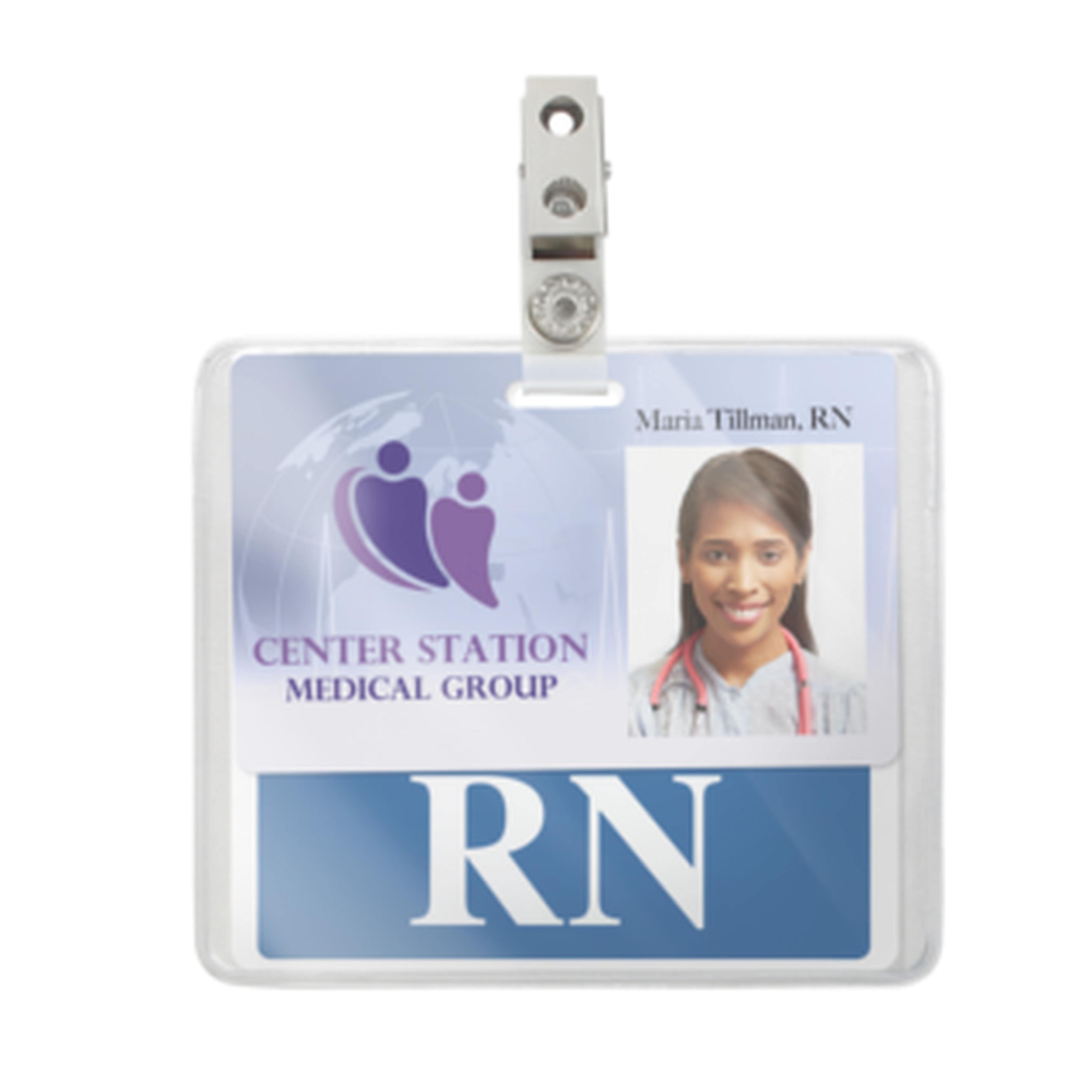 10 Pack - Horizontal RN Badge Buddies for Registered Nurses