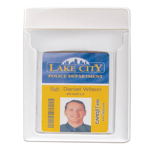 Flexible Pocket Protector Badge Holder, Credit Card Size