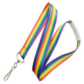 3/4" Rainbow Lanyard - IDenticard.com