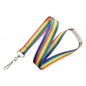3/4" Rainbow Lanyard - IDenticard.com