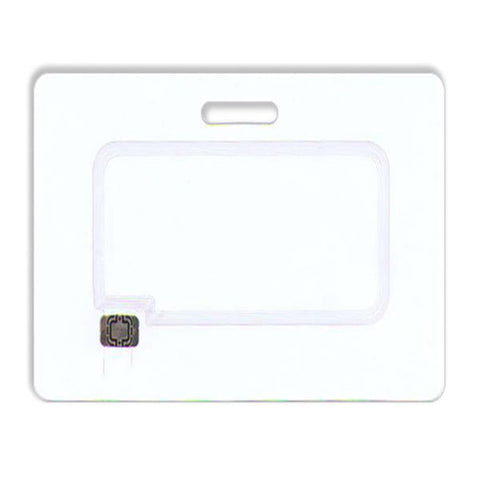 SMART Insert for Dual-Sided IDentiSMART ID Cards–H. Slot, CR80-CC Size