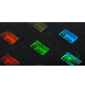 1-Mil Zebra i Series Top Holographic Laminate Ribbon, Lock Card Design - IDenticard.com