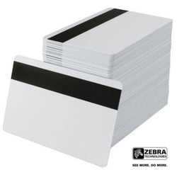 Zebra® 30 mil Composite PVC PET Card with Magnetic Stripe (CR80/Credit Card Size) - IDenticard.com